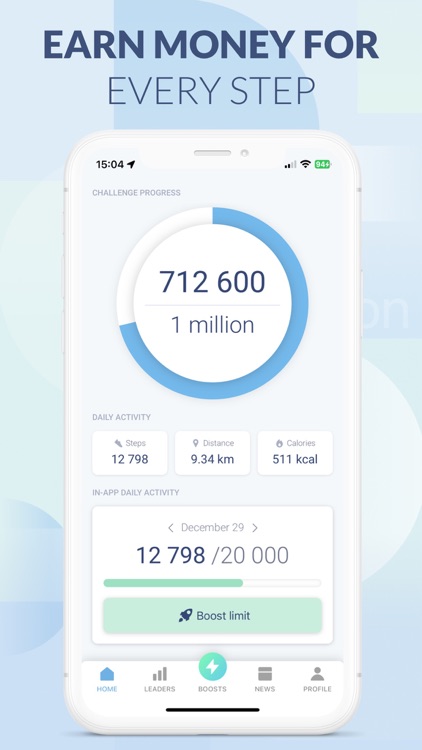 Make Steps & Earn Cash Money