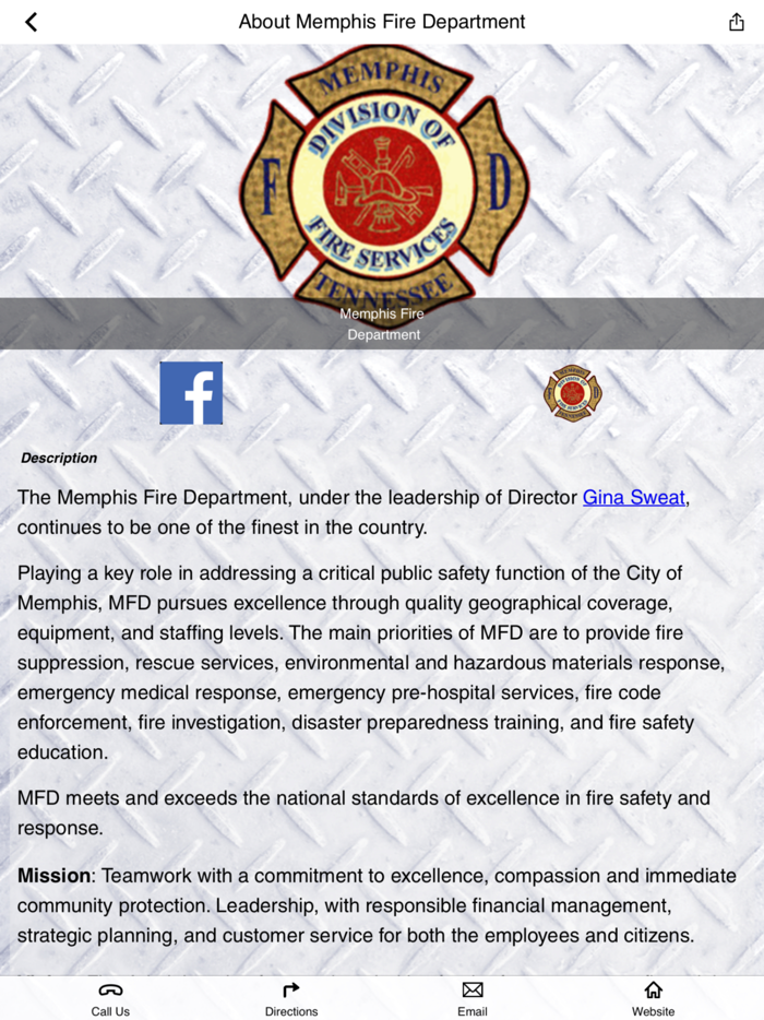 Memphis FD Wellness App