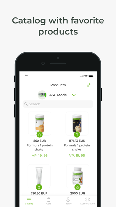 Herbalife Kiosk Screenshot