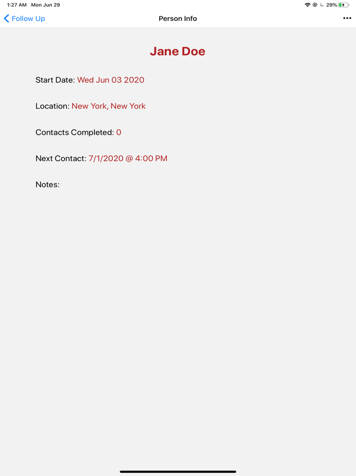 Follow Up Keep In Touch