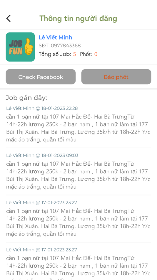 #6. JobFun (iOS) 由: Dang Xuan Truong