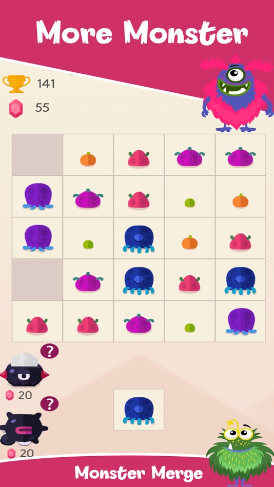 #2. Monster Merge: Merge Puzzle (iOS) Podle: VIET NAM YDC COMPANY LIMITED