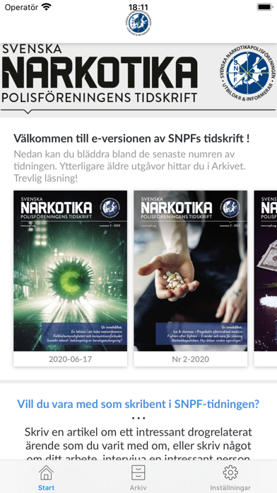 SNPFs Tidning Screenshot 1 - AppWisp.com