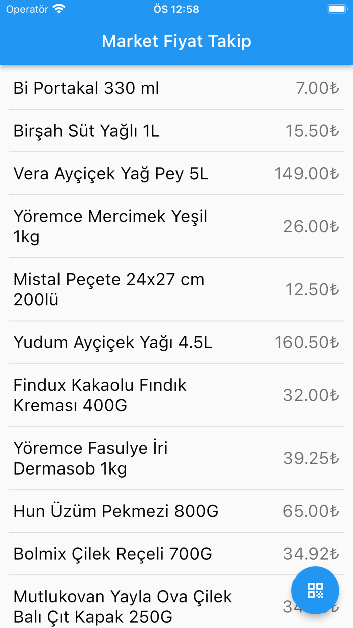 Market Reyon Fiyat Takip