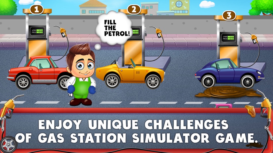 #3. Gas Station Simulator (iOS) 由: Pooja Mehta