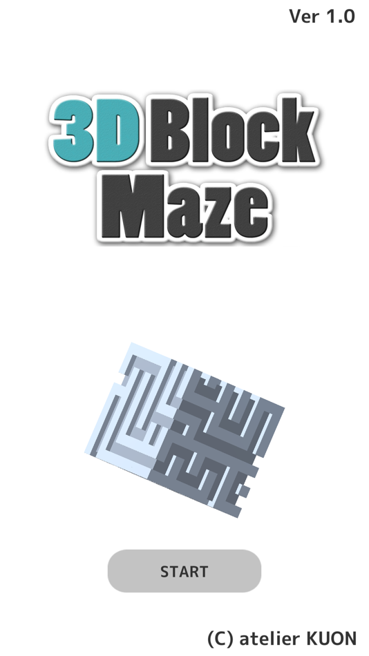 #5. 3D Block Maze (iOS) Podle: Kentarou Kurusima