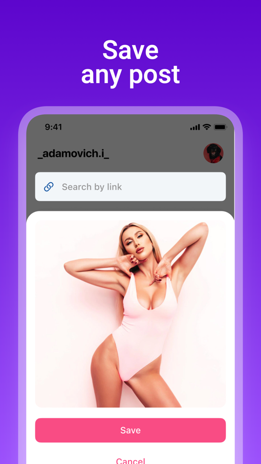 #3. Instory: Story saver, viewer (iOS) Podle: Laura Zagaeva