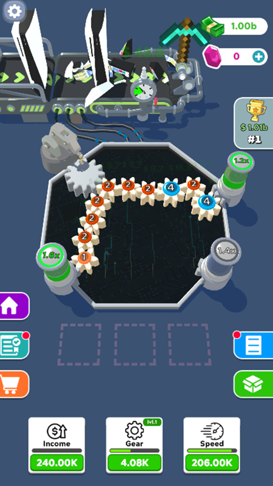#3. Gear Click Fever:Simulator 3D (iOS) Podle: 诺 陈