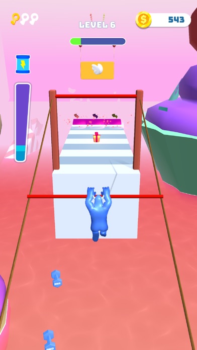 Blue Monster Run Screenshot