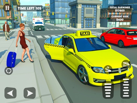 Real City Taxi Car Drivingのおすすめ画像1