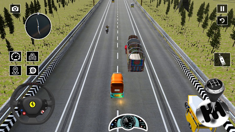 Indian Auto Rickshaw Game 3d screenshot-3