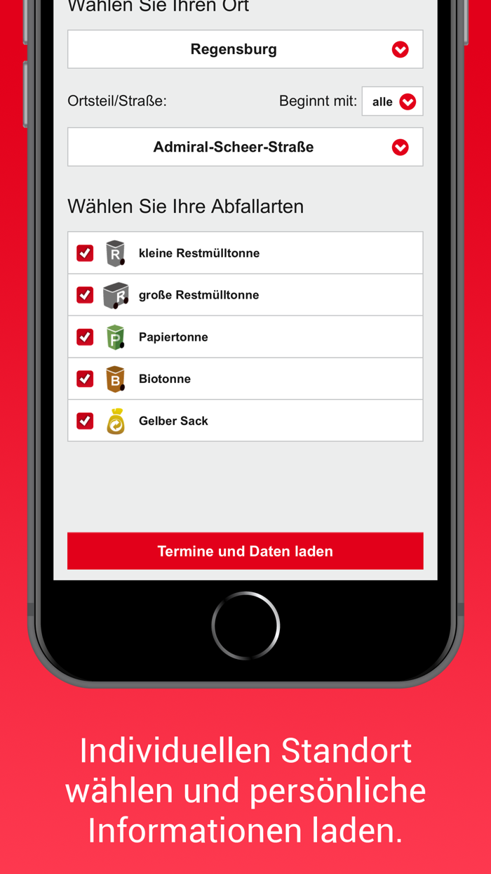 Regensburg Abfall App