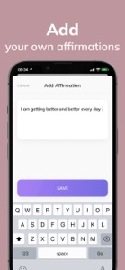 Positive Affirmations, Mantra screenshot #7 for iPhone