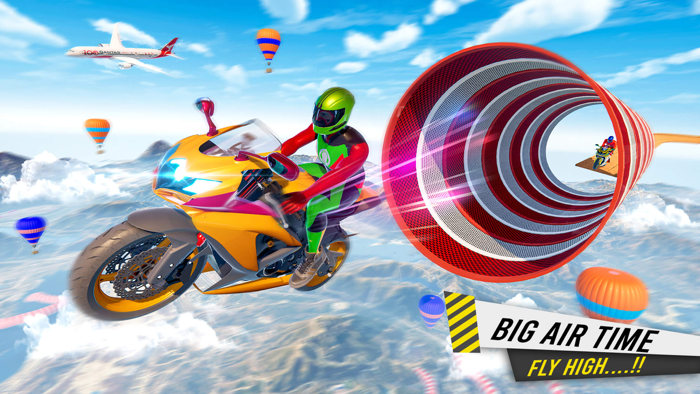 Crazy Bike Stunt Racing Games