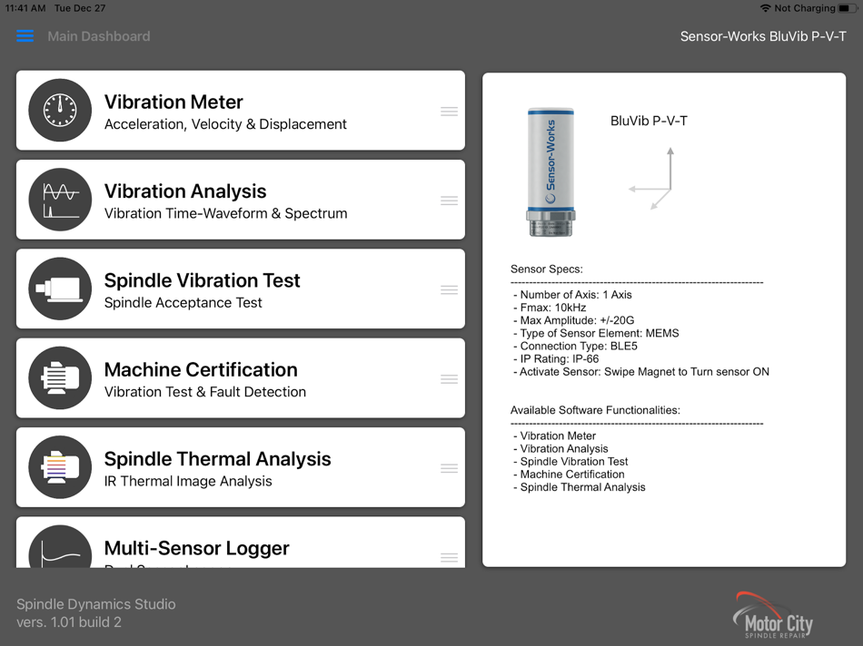 #1. Spindle Dynamics Studio (iOS) 由: Sens-OS