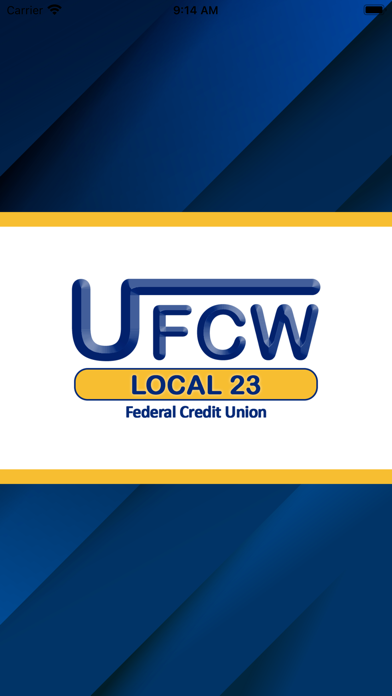 UFCW Local 23 FCU Screenshot