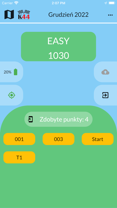 K44 Timing Screenshot