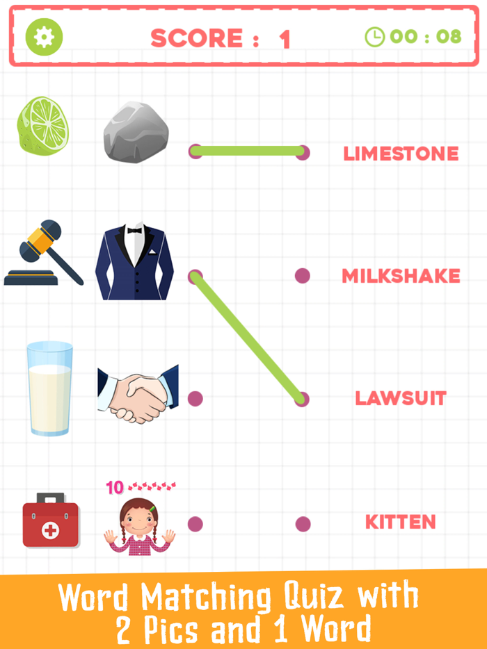 Match 2 Pics With 1 Word