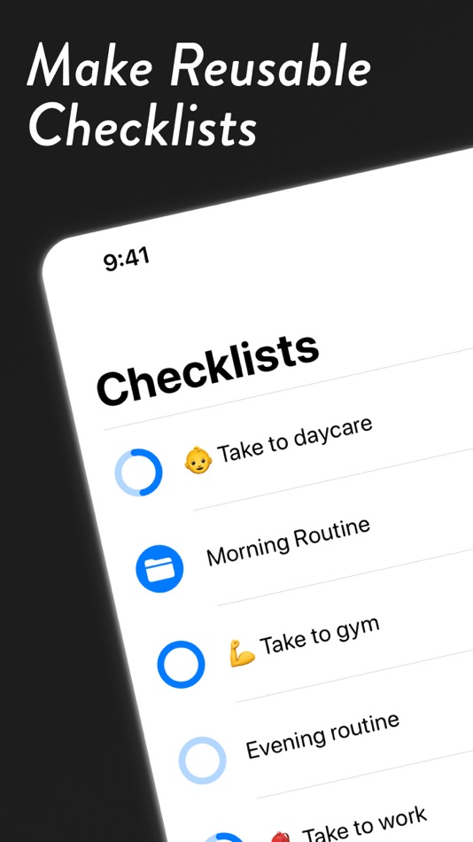 #1. Daily Checklist: CheckYourList (iOS) 由: Spencer Walden