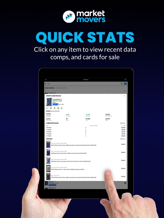 Market Movers iPad screenshot 6 - Sports app
