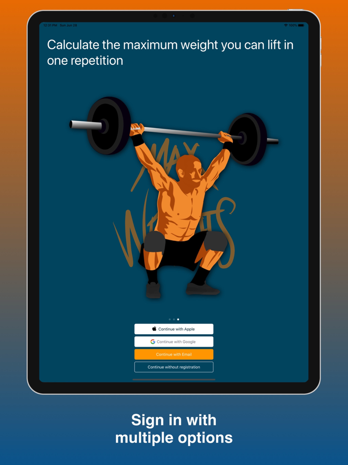 Max Weights - Maximum Strength