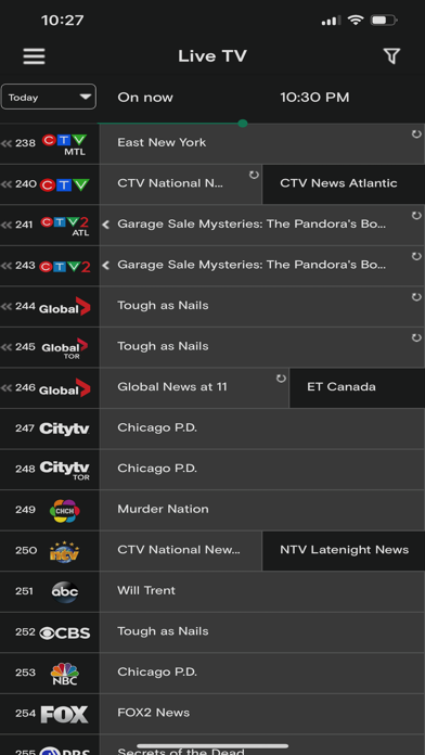 Northwestel TV Plus Screenshot