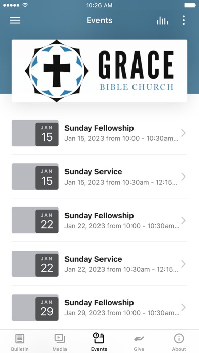 Grace Bible Church Lexington Screenshot