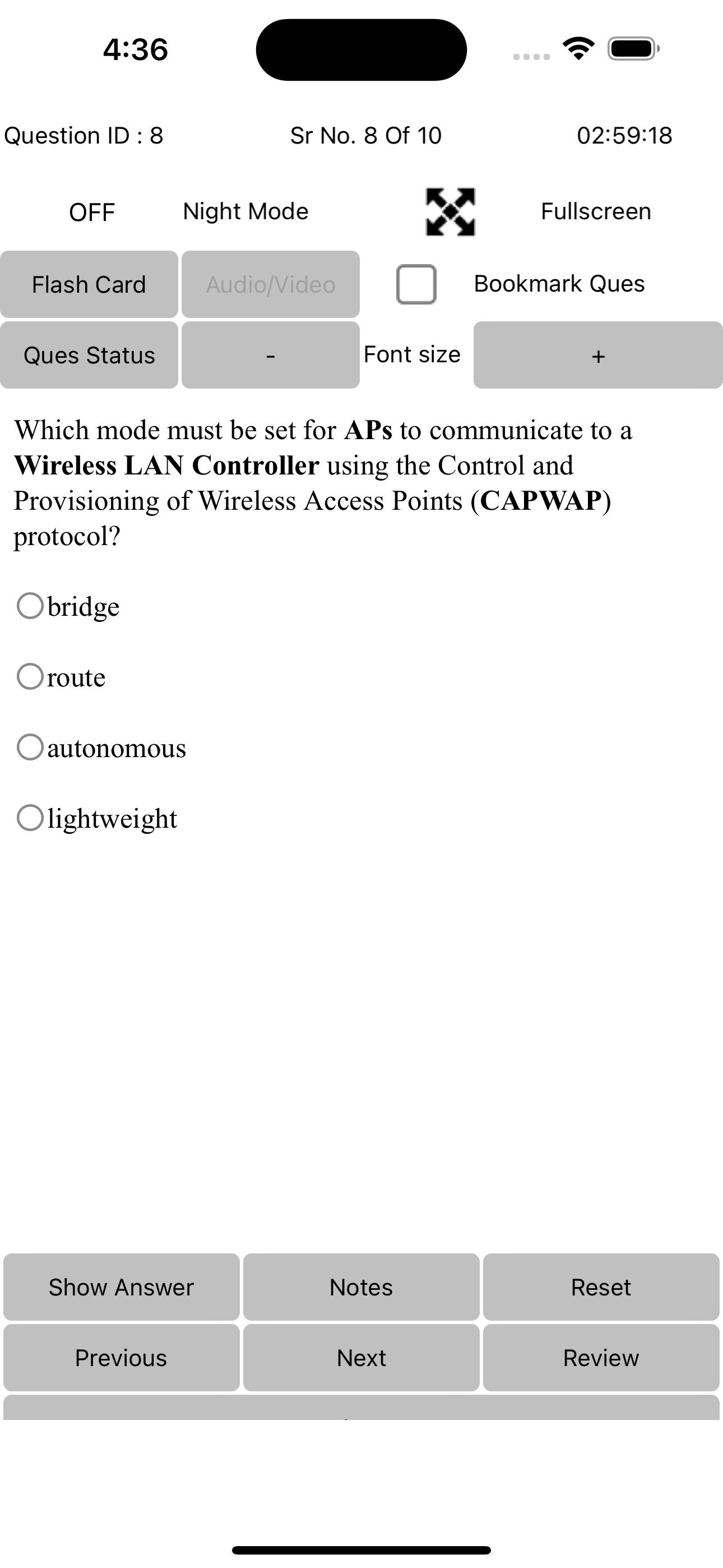 LAAS Exam Engine