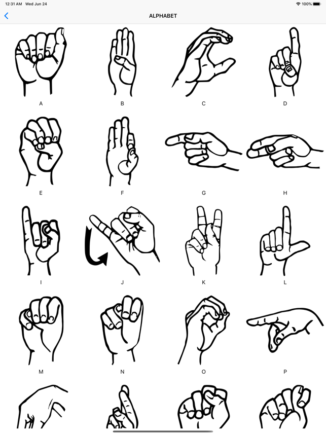 ‎ASL Basics -näyttökuva