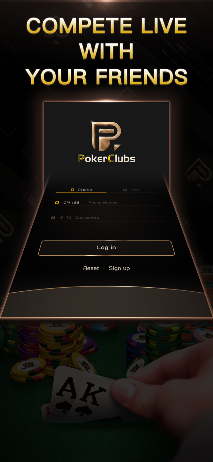 PokerClubs-Global Poker Game