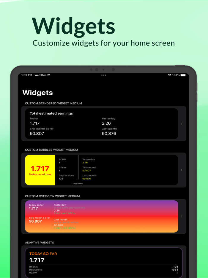AdReport for AdMob Analytics