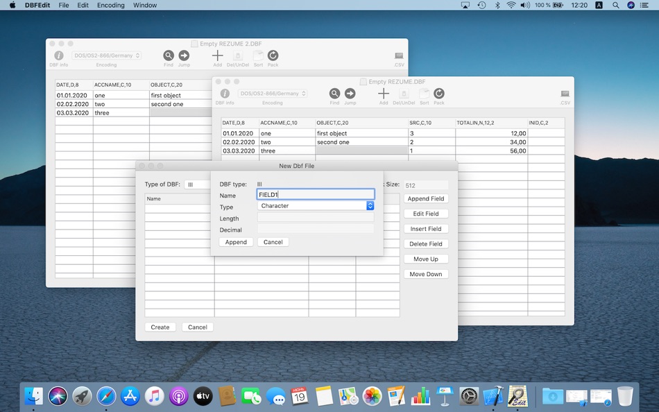 #6. DBFEdit (macOS) 由: Stanislav Gladkov