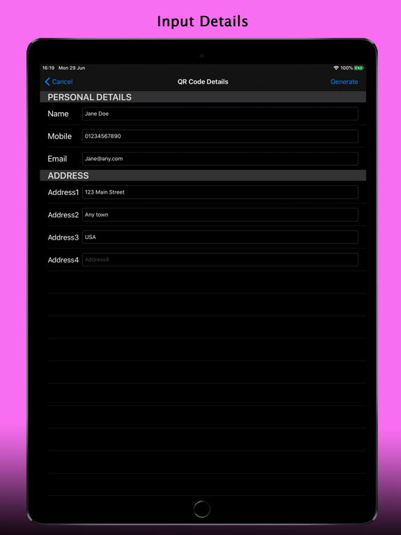 Screenshot #5 pour QR Code ID