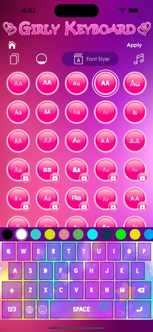 Rainbow LV (Wallpapers) (Colorkeyboard) (Go Keyboard