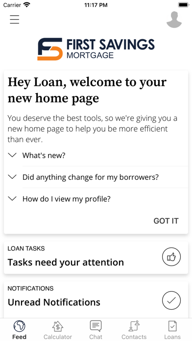 First Savings Mortgage Screenshot