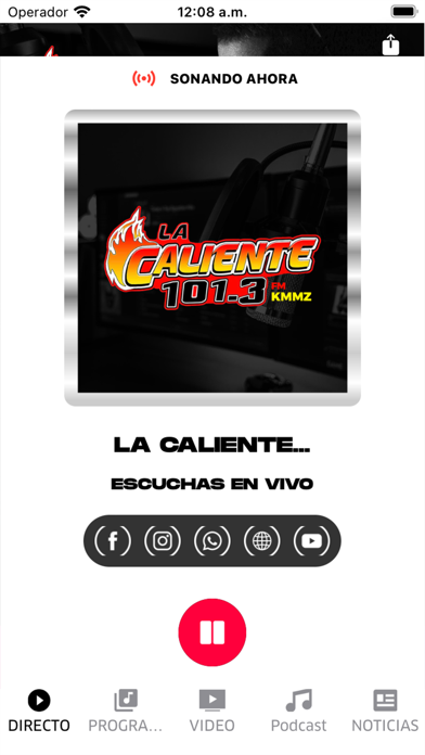 La Caliente 101.3 FM Screenshot