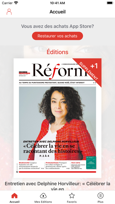 Réforme Screenshot