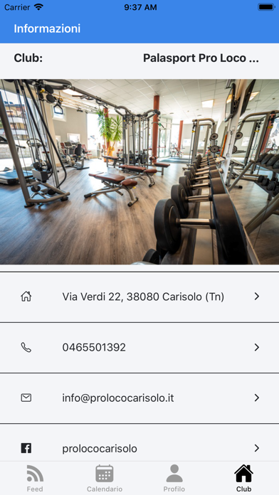 Palasport Pro Loco Carisolo Screenshot