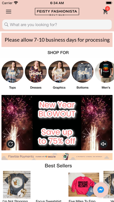 Feisty Fashionista Boutique Screenshot