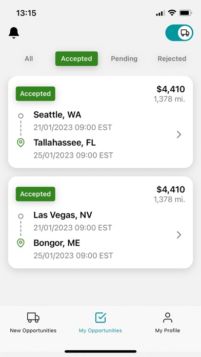 Everest Drivers App Screenshot