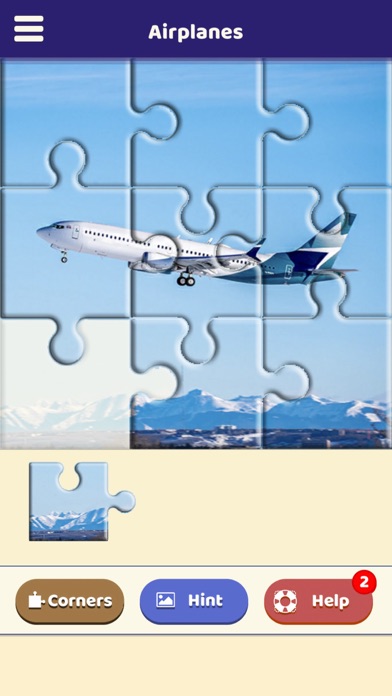 Screenshot #1 pour Airplane Lovers Puzzle