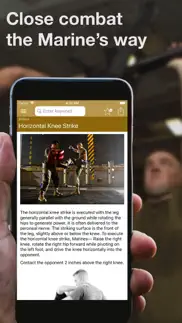 marine martial arts iphone screenshot 1