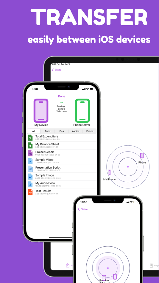 #7. File Organizer - OneTap Share (iOS) Podle: Mojata Inc.