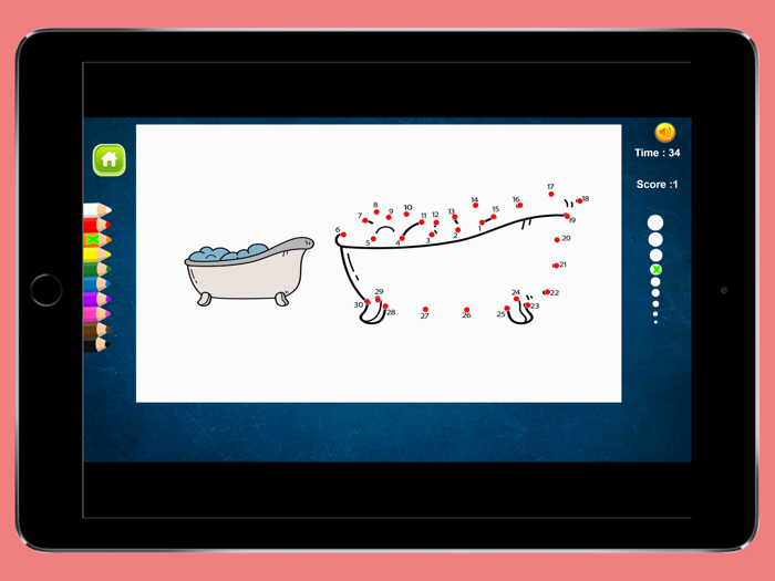 Dot to Dots to Coloring