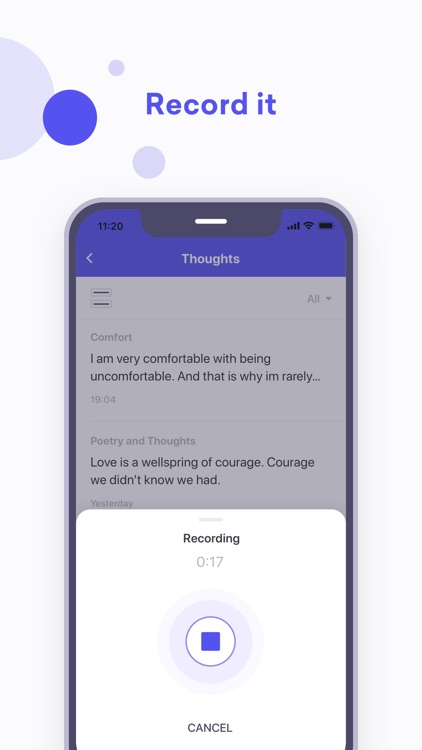 Think App: Share your thoughts