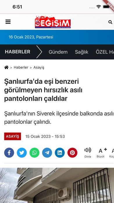 Urfa Değişim Screenshot