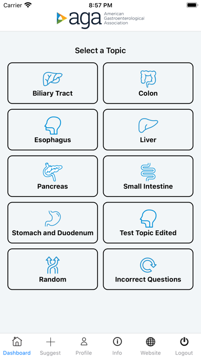 AGA Gastro Cards Screenshot