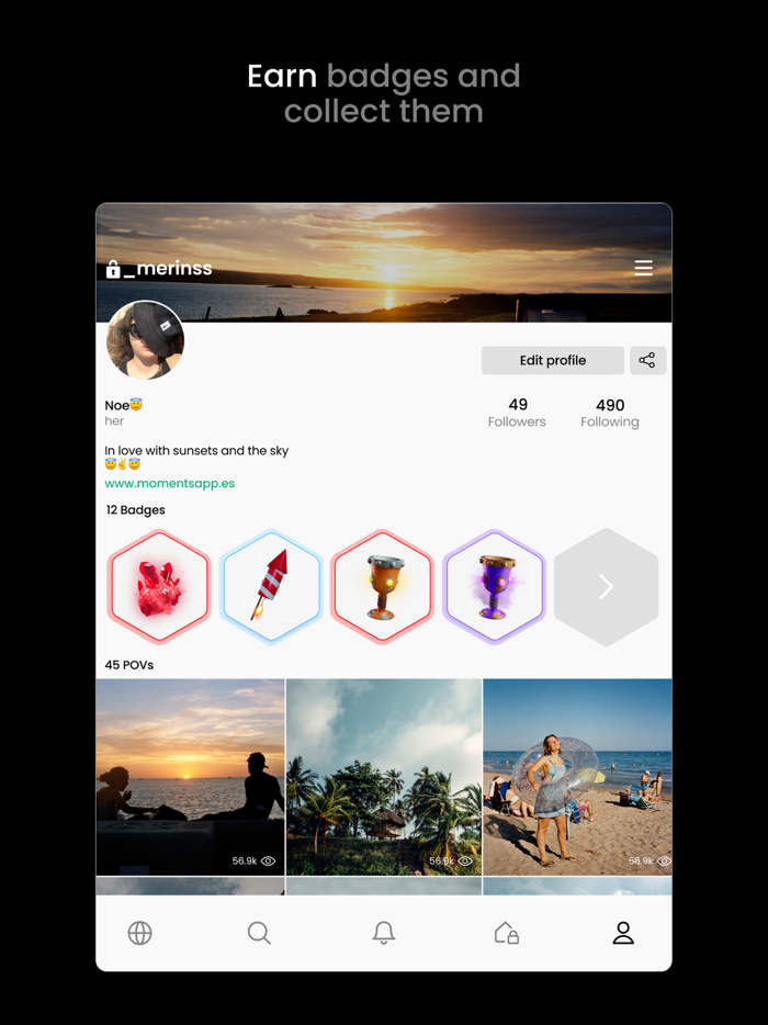 Moments for friends and family