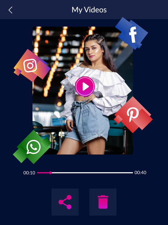 vivo video maker iPad screenshot 6 - Utilities app