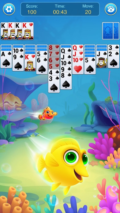 Spider Solitaire Fish Games Screenshot